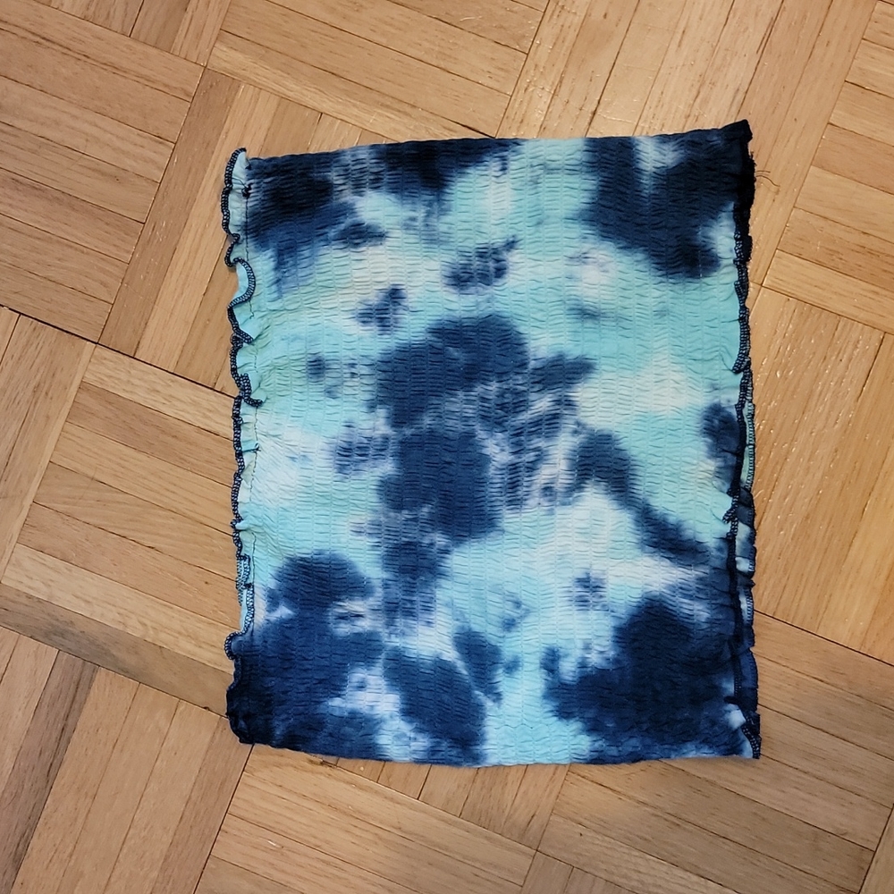 Go Wild tie dye tube top